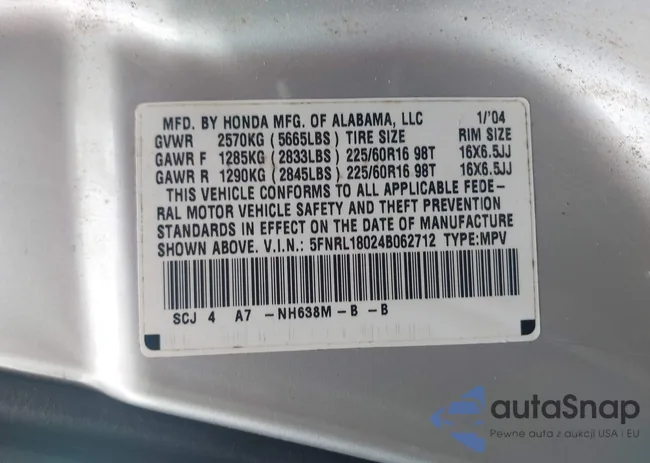 5FNRL18024B062712: 44349620