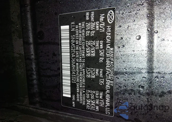 5NMS2DAJ6MH343323: 44350951