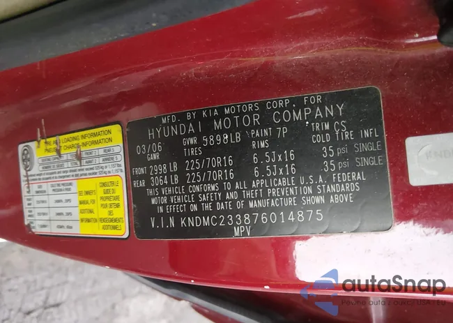 KNDMC233876014875: 44350981