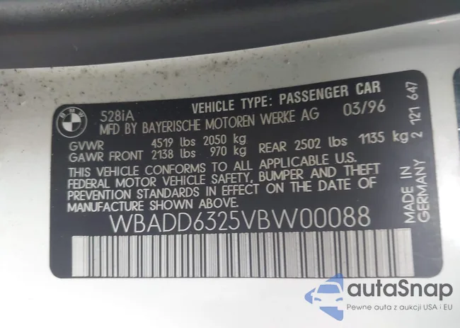 WBADD6325VBW00088: 44351105