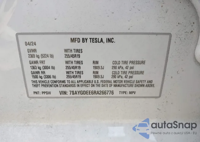 7SAYGDEE6RA266776: 44351143