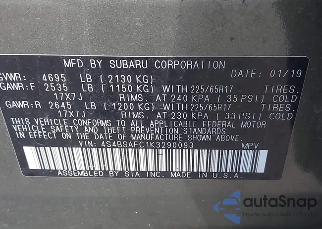 4S4BSAFC1K3290093: 44351175