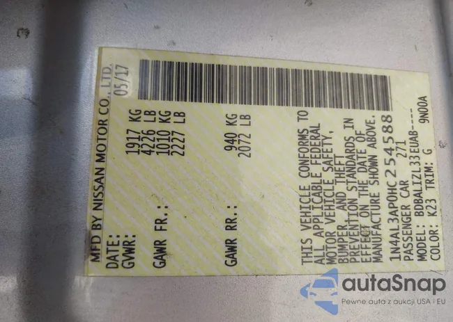 1N4AL3AP0HC254588: 44350634