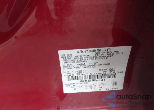 2FMHK6C81GBA04564: 44351993