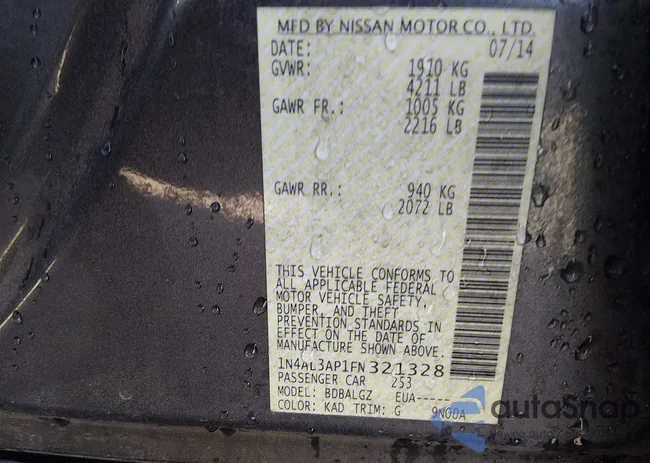 1N4AL3AP1FN321328: 44352002