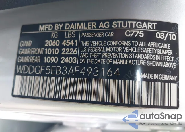 WDDGF5EB3AF493164: 44352358