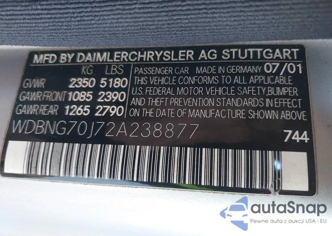 WDBNG70J72A238877: 44352475