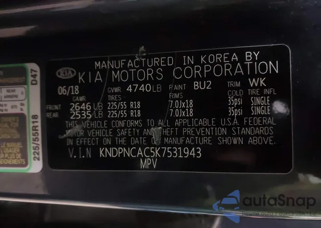 KNDPNCAC5K7531943: 44352488