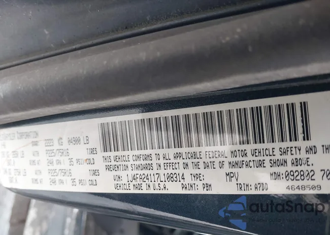1J4FA24117L108314: 44352491