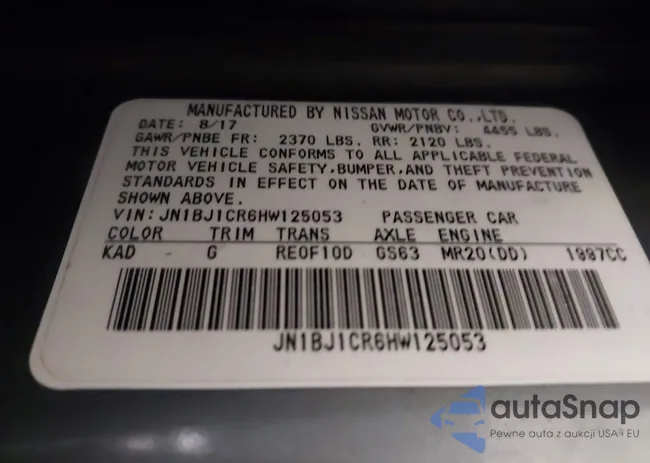 JN1BJ1CR6HW125053: 44352520