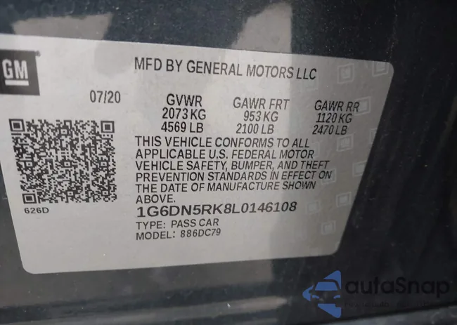 1G6DN5RK8L0146108: 44351871