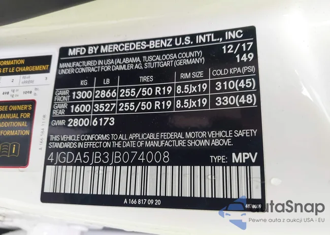 4JGDA5JB3JB074008: 44351935