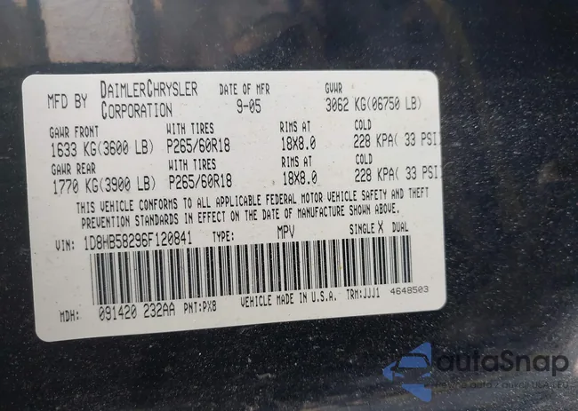 1D8HB58296F120841: 44353064