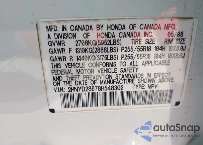 2HNYD28678H548302: 44353152