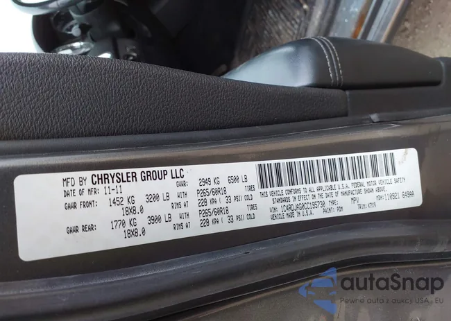 1C4RDJAG0CC195730: 44353215