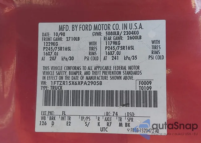 1FTZR15X6XPA29058: 44353287