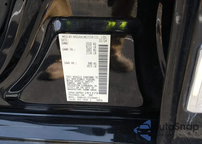 1N4AL3AP9EC285379: 44353323