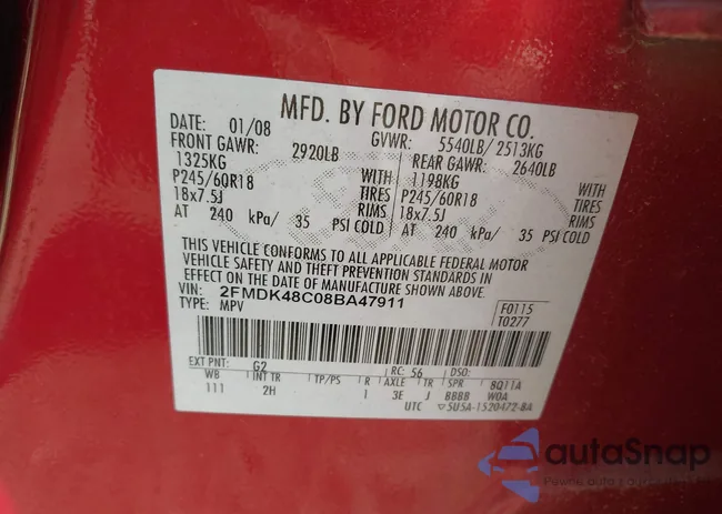 2FMDK48C08BA47911: 44353372