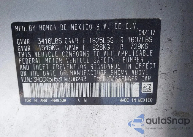 3HGGK5H53HM708243: 44353464