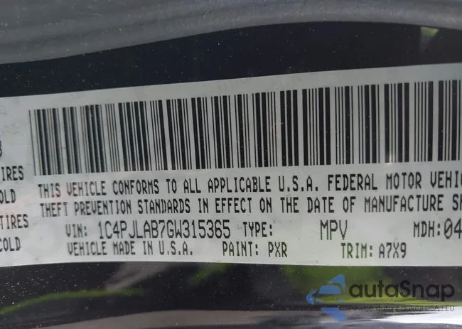 1C4PJLAB7GW315365: 44352544