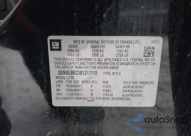 2GNALBEC3B1217115: 44352819