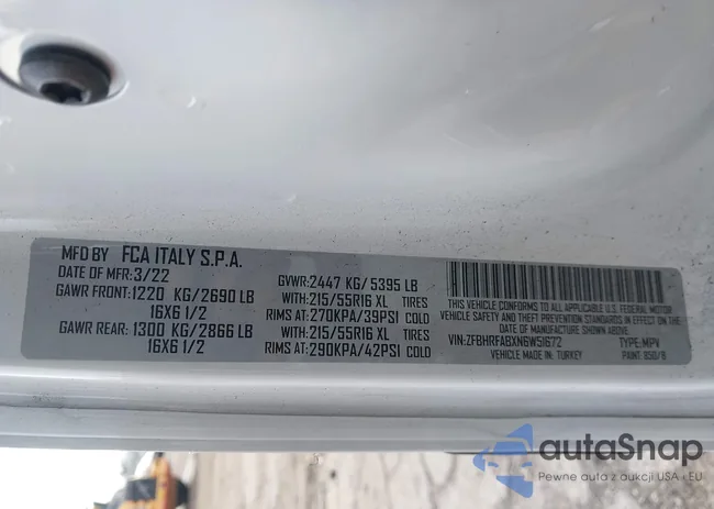 ZFBHRFABXN6W51672: 44353979