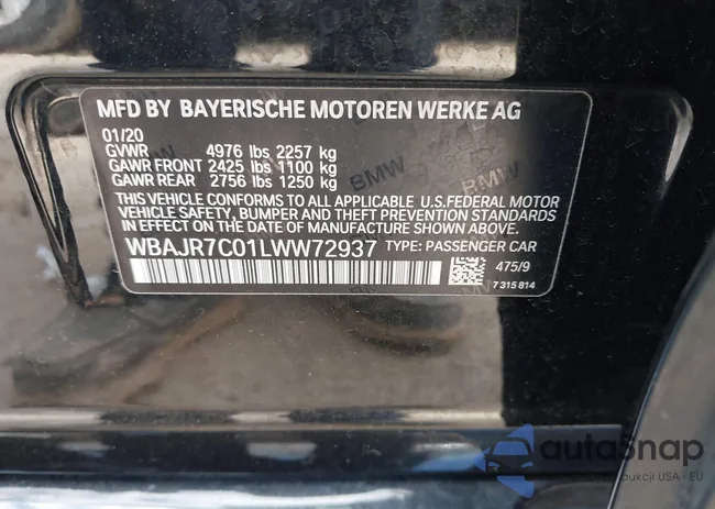 WBAJR7C01LWW72937: 44354005