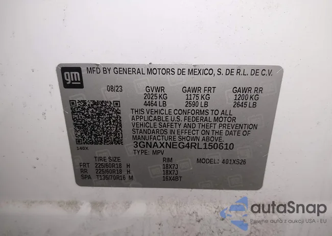 3GNAXNEG4RL150610: 44354041