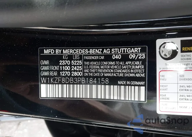 W1KZF8DB3PB184158: 44354188