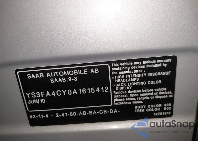 YS3FA4CY0A1615412: 44354402