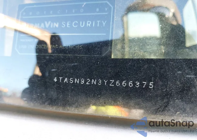 4TASN92N3YZ666375: 44353587