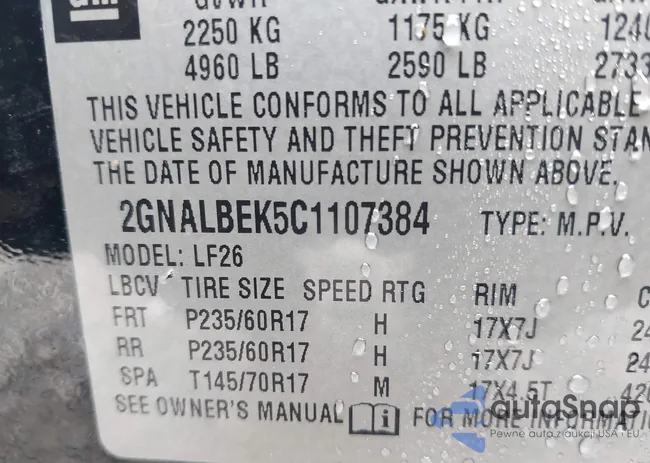 2GNALBEK5C1107384: 44353652