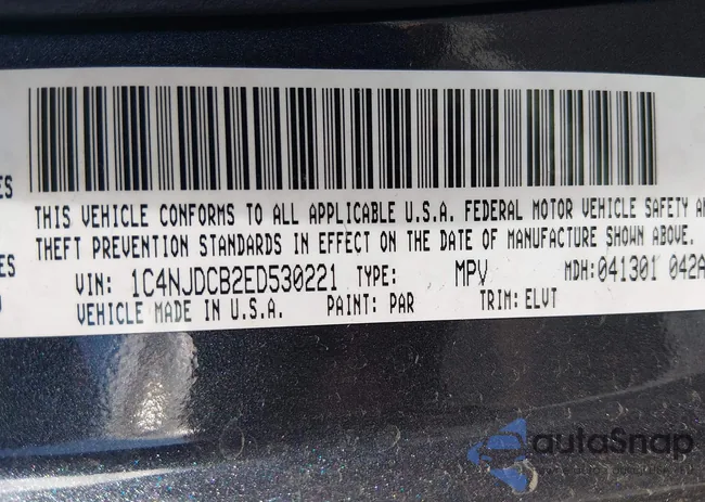 1C4NJDCB2ED530221: 44353697