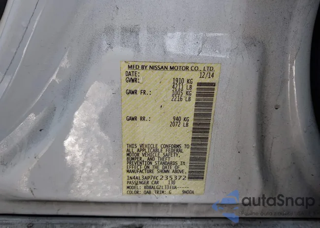 1N4AL3AP7FC235372: 44353702