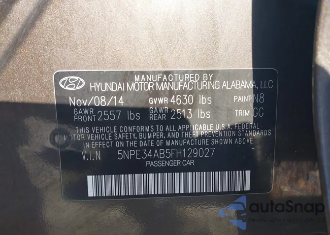 5NPE34AB5FH129027: 44353745