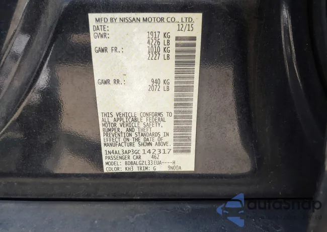 1N4AL3AP3GC142317: 44355450