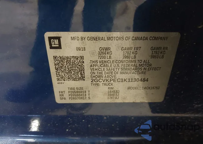 2GCVKPEC1K1130484: 44354547