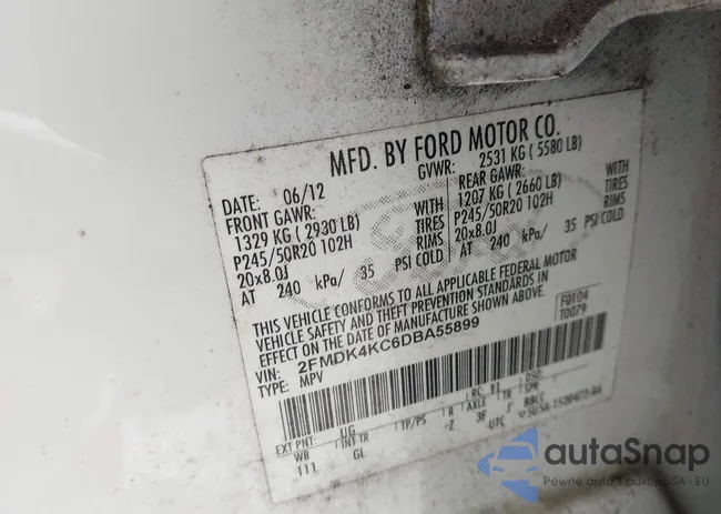 2FMDK4KC6DBA55899: 44354632