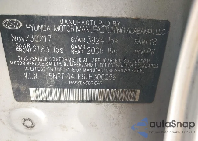 5NPD84LF6JH300258: 44354779