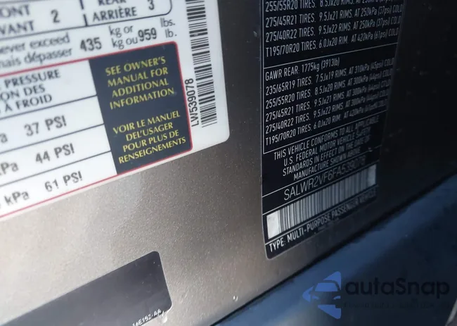 SALWR2VF6FA539078: 44354810