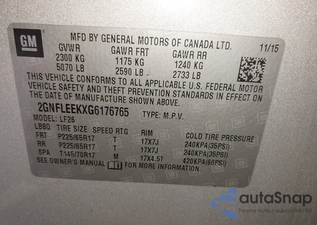 2GNFLEEKXG6176765: 44354861