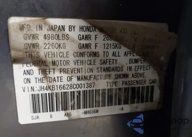 JH4KB16628C001387: 44356024