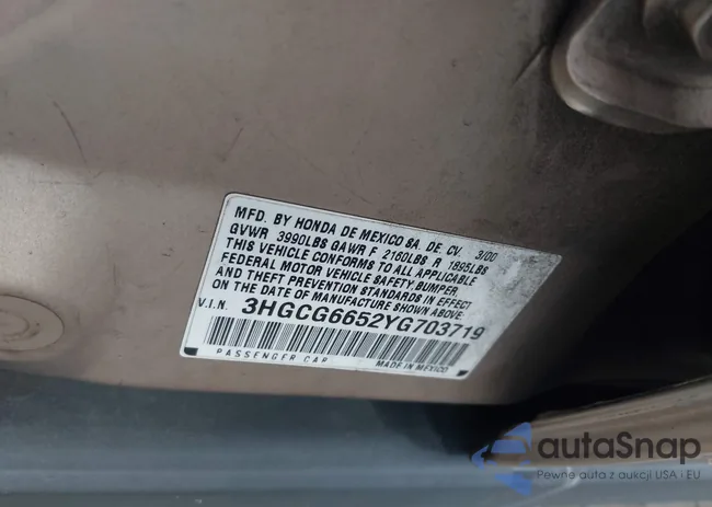 3HGCG6652YG703719: 44356067