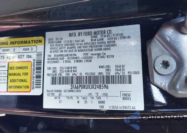 3FA6P0RUXJR248596: 44356167