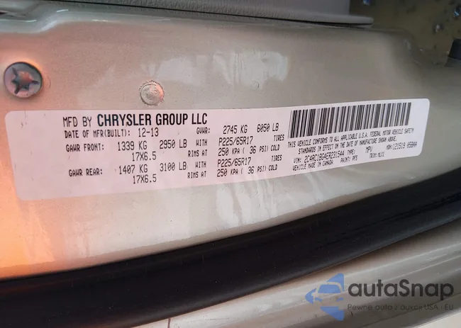 2C4RC1BG4ER231544: 44356395