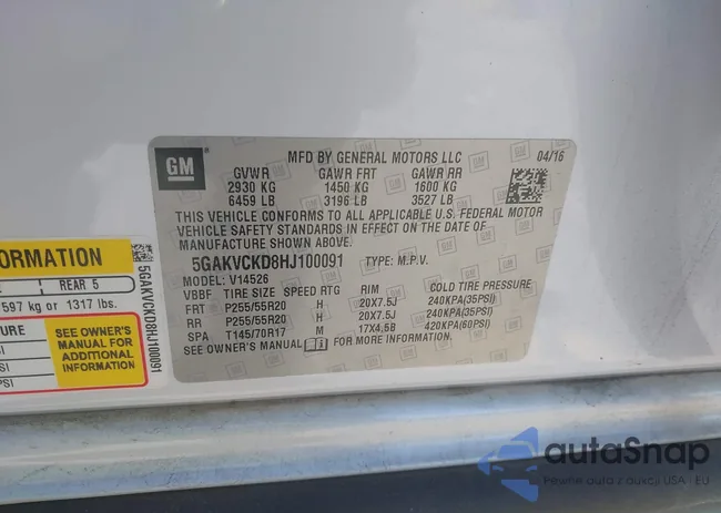 5GAKVCKD8HJ100091: 44356496