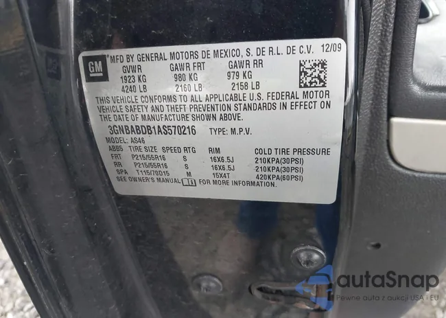 3GNBABDB1AS570216: 44356505