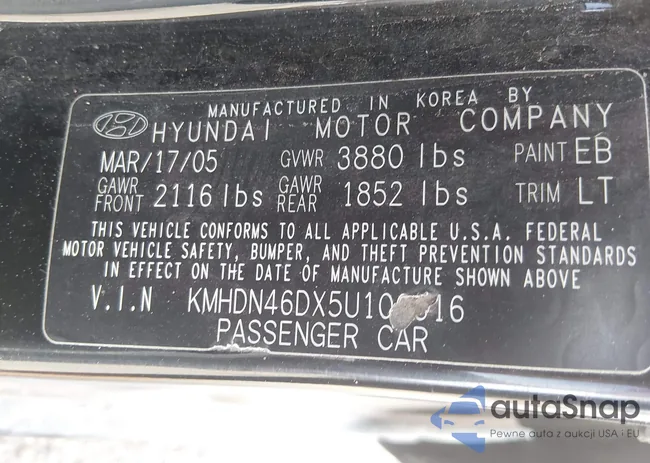 KMHDN46DX5U100316: 44355674