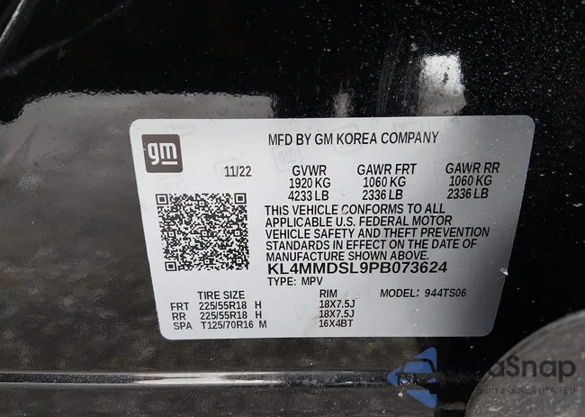 KL4MMDSL9PB073624: 44356990