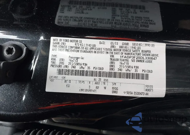 1FADP3F25DL330847: 44357051